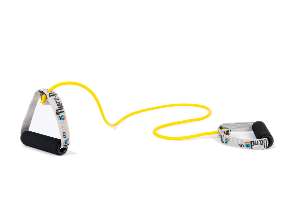 Picture of Thera-Band® Bodytrainer Tubing mit Schaumstoffgriff, dünn / Farbe: Gelb