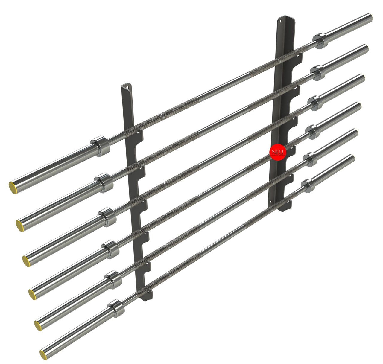 Picture of Exigo Olympic Bar Horizontal Wall Gun Rack 