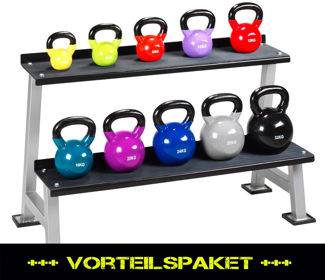 Picture of Vinyl Kettlebell-Set - SPARPAKET 