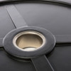 Bild von Hantelscheiben Gummi mit 51 mm Bohrung, Farbe: Schwarz