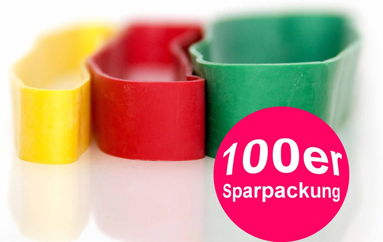 Bild von Rubberband, grün = stark - 100er Sparpackung