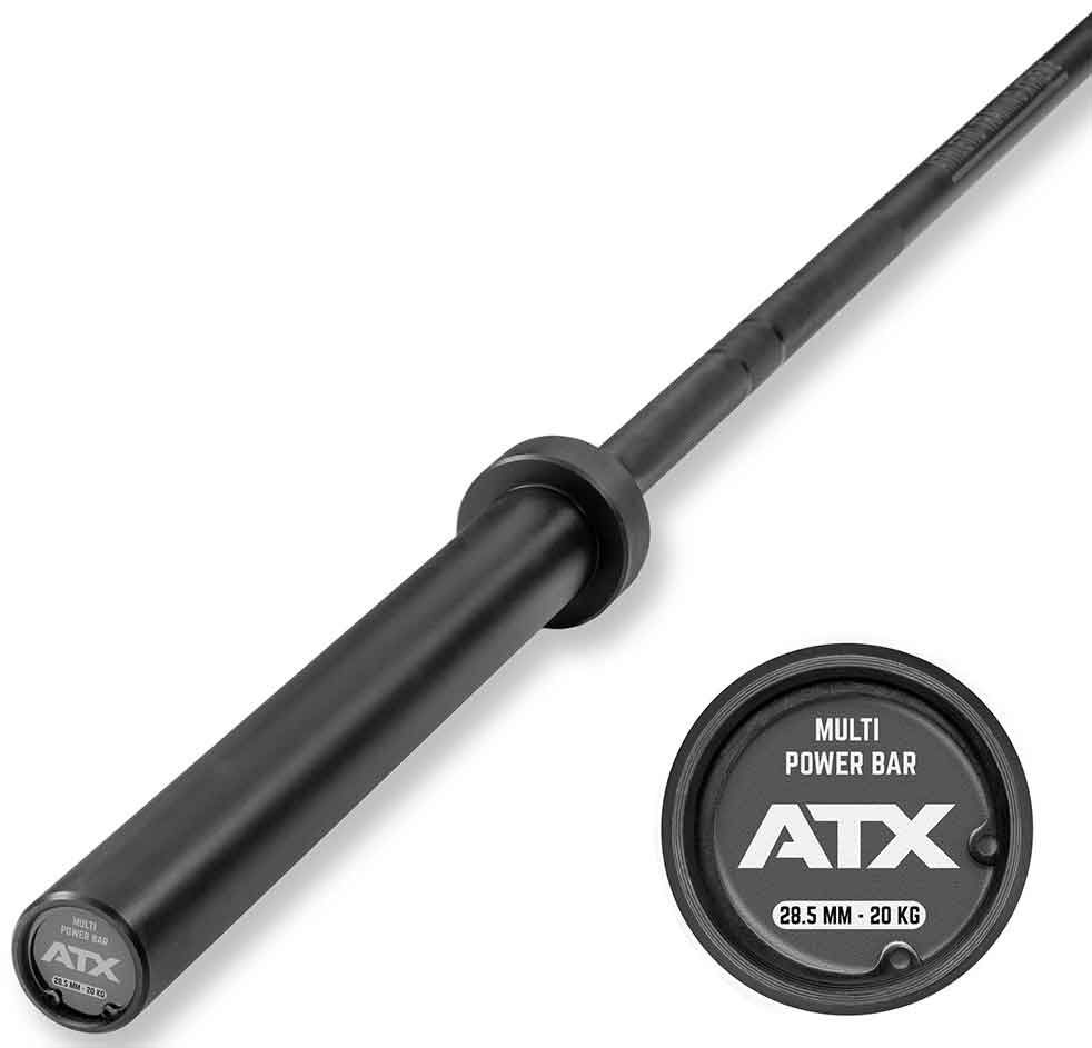 Picture of ATX Cerakote Multi Bar Graphite Black- Langhantelstange in Graphite Black
