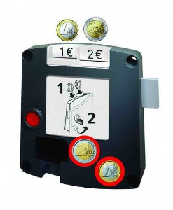 Picture of SAFE-O-MAT® twin-coin Kassierschloss