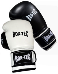 Zeige Details für Box-Tec Boxhandschuhe "Black & White", PU Bild von Box-Tec Boxhandschuhe "Black & White", PU