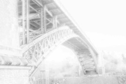 Bild von Brücke 0009 Bild auf Fotoleinwand - 120 x 80 cm - Holzkeilrahmen 