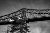 Bild von Brücke 0032 Bild auf Fotoleinwand - 120 x 80 cm - Holzkeilrahmen 