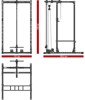 Bild von ATX® Power Rack – Komplettstation- 620 mit Plate Load Latzugstation Höhe 218 cm