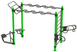 Zeige Details für Calisthenics Outdoor Functional Training Station for up To 10 Users 30-03860- C1-0009 Bild von Calisthenics Outdoor Functional Training Station for up To 10 Users 30-03860- C1-0009