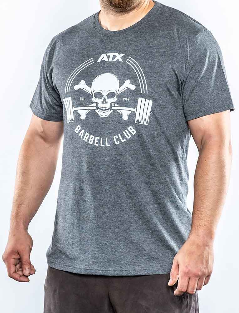 Picture of ATX Barbell Club T-Shirt grau / grey - Size M - XXL