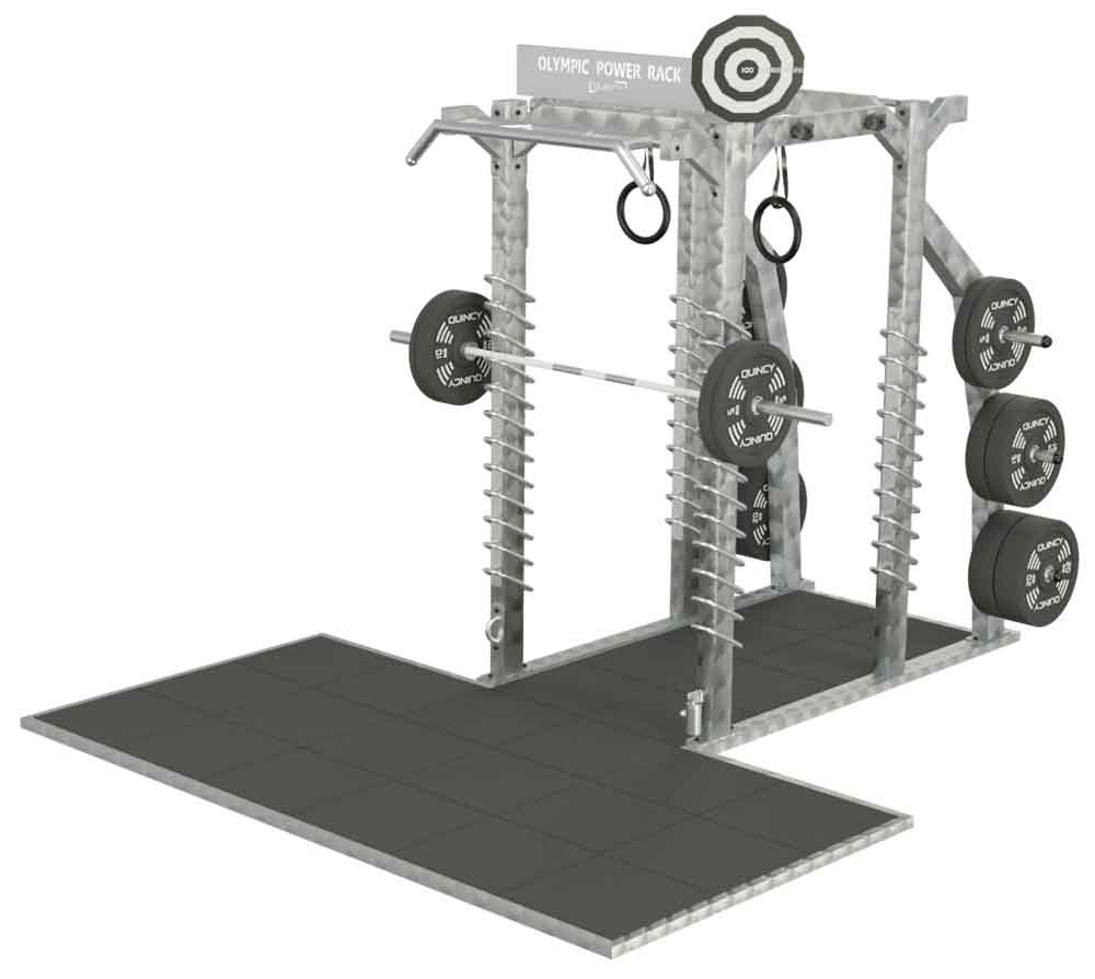 Picture of QUINCY OLYMPIC POWER RACK+PLATTFORM - OUTDOOR