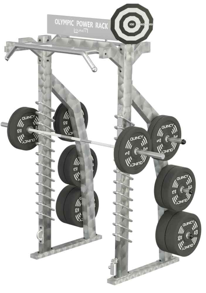 Picture of QUINCY OLYMPIC HALF POWER RACK - OUTDOOR