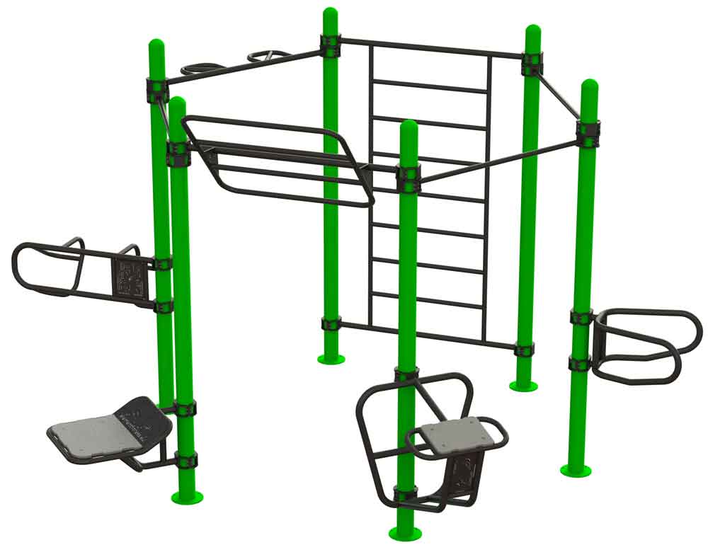 Bild von Outdoor Functional Training Station for up To 10 Users 30-03870- D-0001