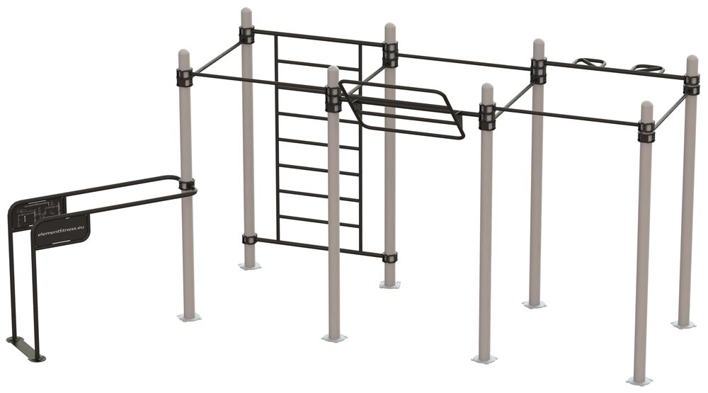 Picture of Calisthenics Outdoor Functional Training Station for up To 10 Users 30-03850-C0002