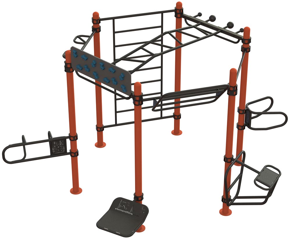 Picture of Outdoor Functional Training Station for up To 11 Users 30-03870-D-0004