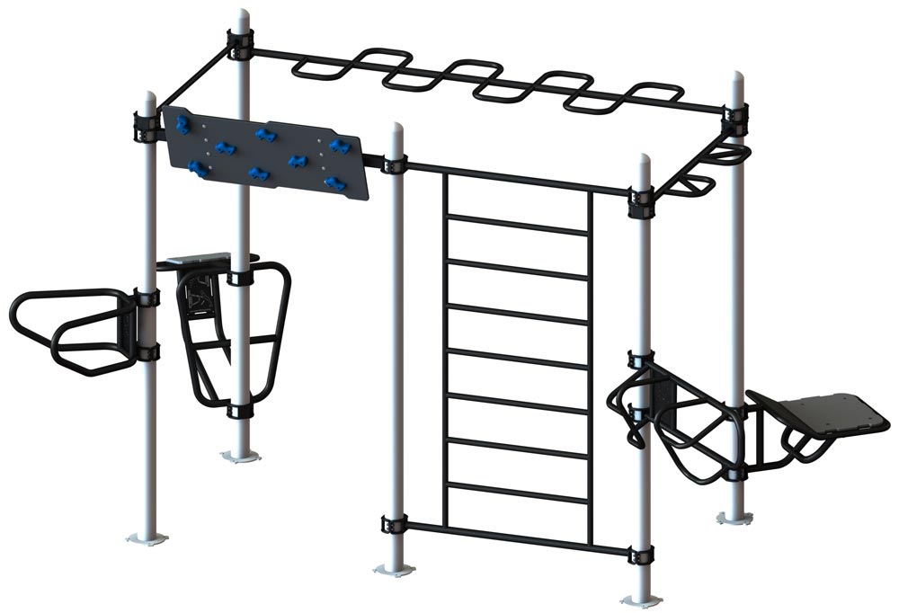 Picture of Outdoor Functional Training Station for up To 9 Users 30-03860-С1-0003