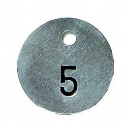 Zeige Details für Schlüsselmarke ALU, rund, Ø 30 mm Bild von Schlüsselmarke ALU, rund, Ø 30 mm