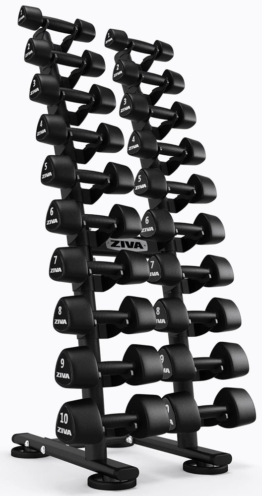 Picture of ZIVA ST 1-10 KG STUDIO DUMBBELL RACK