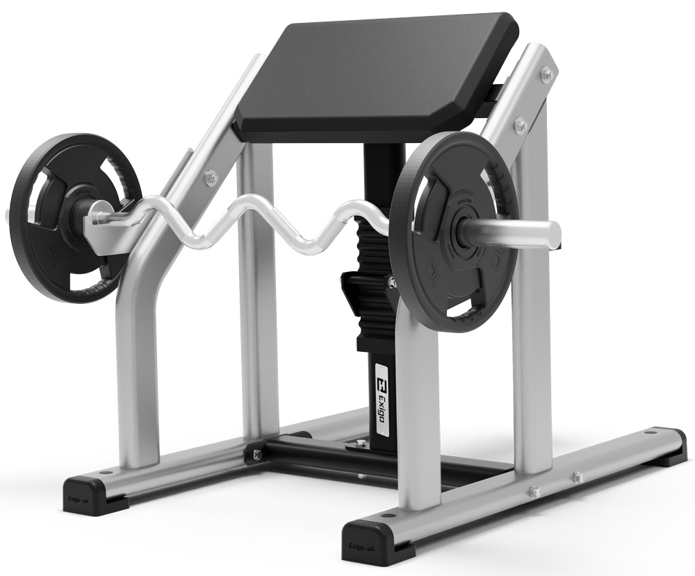 Picture of Exigo Seated Preacher Curl Bench Model 2018