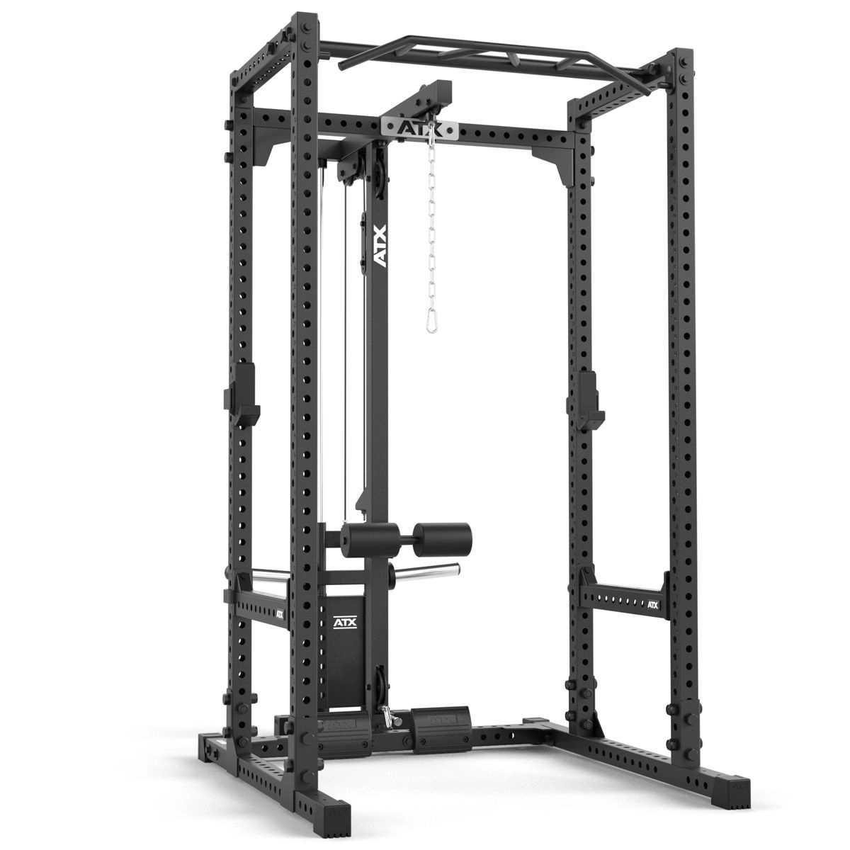 ATX Power Rack 640/660 mit Latzug - Hantelscheiben, in 2 Höhen erhältlich